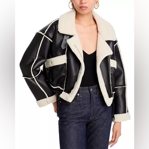 3212. BLANKNYC Faux Shearling Jacket Sz XL NWT $168 - Picture 1 of 8